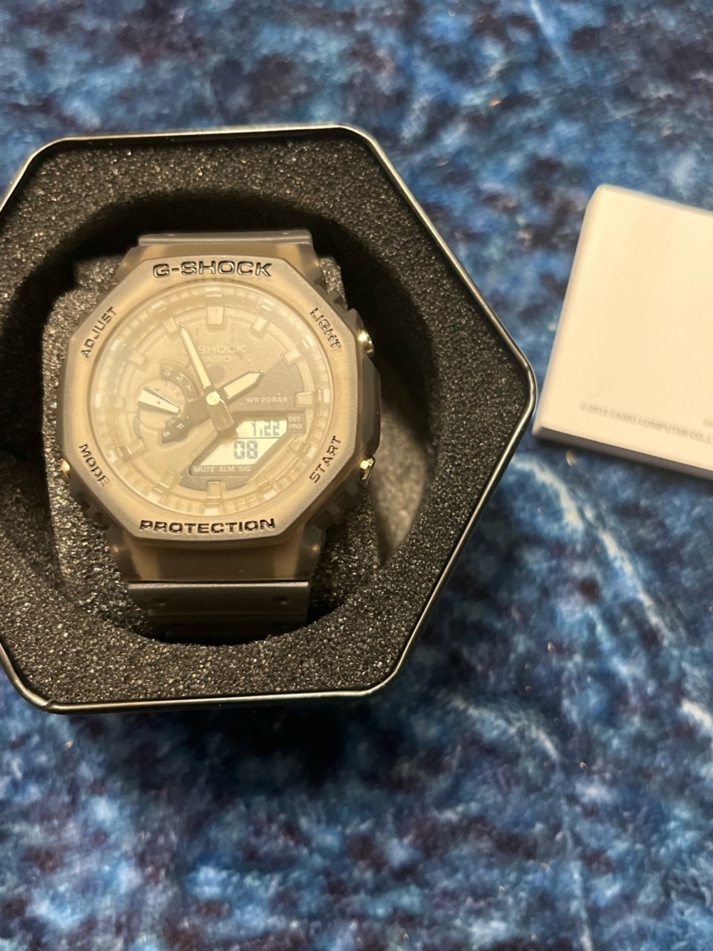 Casio G-SHOCK Translucent Beige-Tan Resin Watch